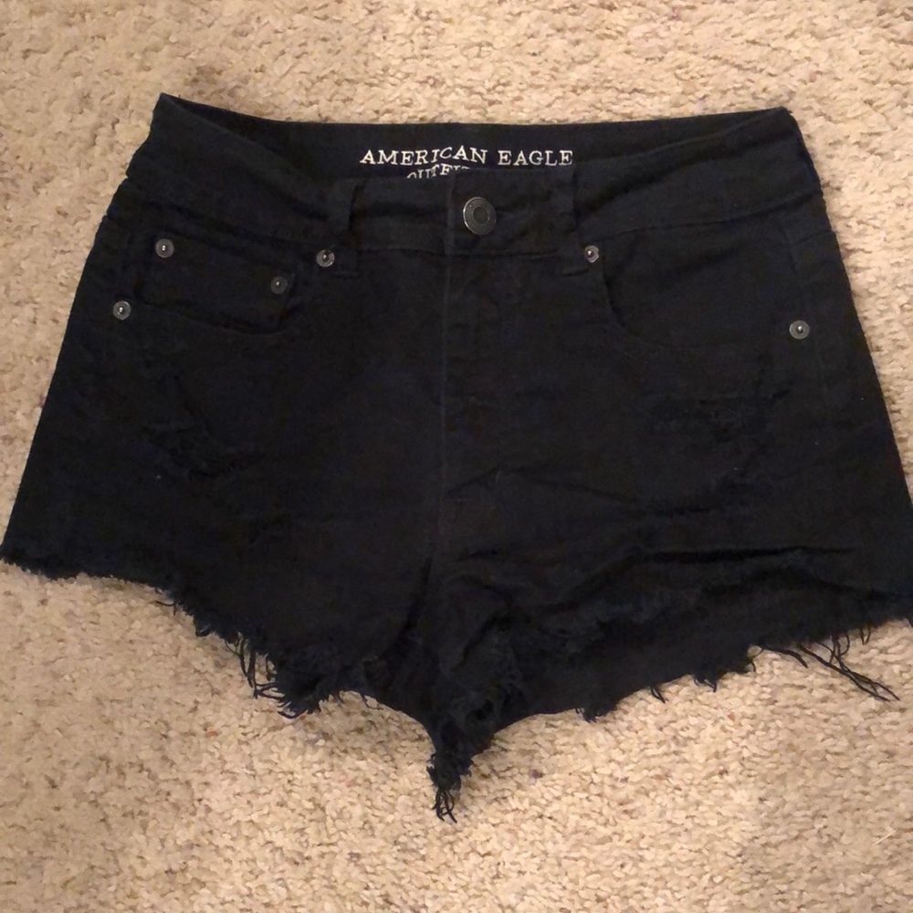 American Eagle Stretch Hi-Rise Festival shorts